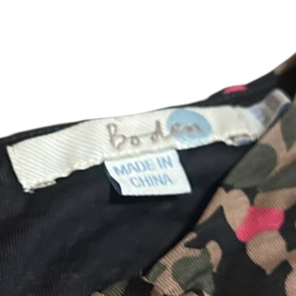 Boden Knee-Length Sheath Dress 3/4 Sleeve Stretch Colorful Size 8R Women's - Picture 11 of 11